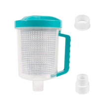 Leaf Canister with Adapter Fittings Clear Debris Catcher Sturdy