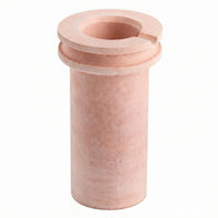 Ceramic Crucible Flanged Boarder Metal Melting Crucible Melt Pot for Foundry