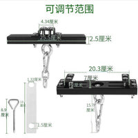 重型吊装袋式悬挂器 可360度旋转室内外泰拳训练架 拳击沙袋支架
