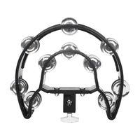 Clampable Tambourine with Mounting Bracket for Drum Set