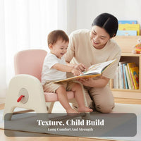 Upholstered Mini Sofa Chair Child-Safe Design Plush Club Chair Soft and Comfy
