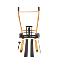 Low-Height Hydraulic Stacker Truck Compact Hand Push Stacker Light-Duty Manual Lift Truck Easy to Operate for Warehouse, Stockroom, Garage
