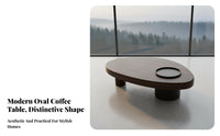 Light Luxury Bean-Shaped Coffee Table Minimalist Home Design Furnishing Irregular Shape Household Furniture Sturdy Construction for Apartment Dwellers, Interior Decorators, homeowners, Living Room, Small areas, Lounge Area, Bedroom