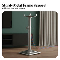 2 Pieces Universal Bookshelf Speaker Stand Floor Stand Surround Sound Speaker Stand Heavy Duty Metal Material Suitable for Home Theater Gaming Setup Residential Room