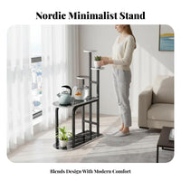 Multi-Level Plant Rack Minimalist Multi-Tier Round shelf Rack Space-Saving adaptable for Apartment Dwellers