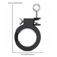 Anti-Drop Pulley with Clamp Bracket Adjustable Cable Guide Pulley Industrial Smooth-Rolling for Installers