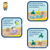 Kids Sand and Water Play Table with Accessories for Outdoor Garden
