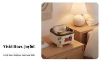 Rotating Brush Holder with Lid Elegant Design Cosmetic Organizer Large Capacity
