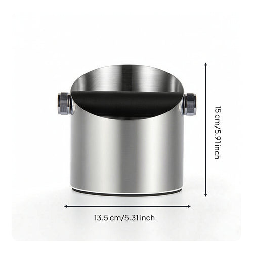 Coffee Grounds Bin Knock Box Sturdy Espresso Dump Bin for Baristas