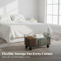 Wheeled Pull-accessible container with casters Under-Bed Container Large Capacity for Students