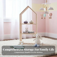 Unobstructedstanding Childs Armoire Child-Friendly Design House-Shaped Clothes
