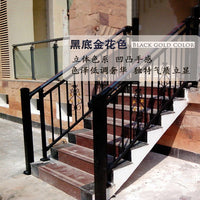 Outdoor/Indoor Aluminum Alloy Railing for Stairs and Balconies, Zinc Steel Guardrail for Villas