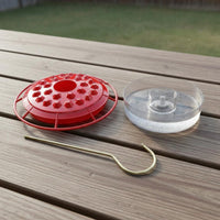 Moat Hummingbird Feeder Bee Proof Hanging Hummingbird Feeder for Garden