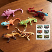 Realistic Reptile Figurine Educational Model Toy Science Education Reptile Figure for Kids, Classroom, School