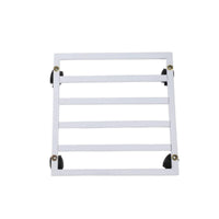 Plant Carrier with Wheels Metal Rolling Base Silent for Patio, Garden