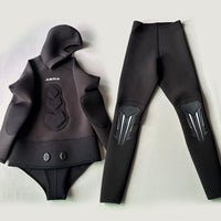 5mm韩国半干式潜水服男士分体潜水衣深潜渔猎服两件套open cell