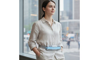 Portable Waist Fan Handsunrestricted Wearable Fan USB-Powered for Commuters
