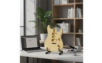 Electric Guitar Two-Horned Body-Contoured Replacement Guitar Body Pre-Drilled for Guitarists