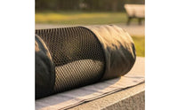Draw String Mesh Bag Heavy Duty Exercise Equipment Bag Cylindrical Mesh Sports Sack for Mindfulness Practice, Gym