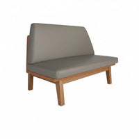 Upholstered Dining Booth Set Modern Design Restaurant Furniture Long-Lasting Versatile Configuration for Adults, Leisure Area