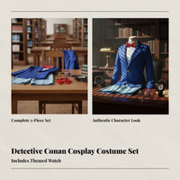 Detective Conan Kudo Shinichi Cosplay School Uniform for Men, Halloween, Comic Convention