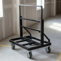 Foldable Panel Trolley Swivel Casters Glass Trolley Brake Wheels Door Vehicle Heavy Duty