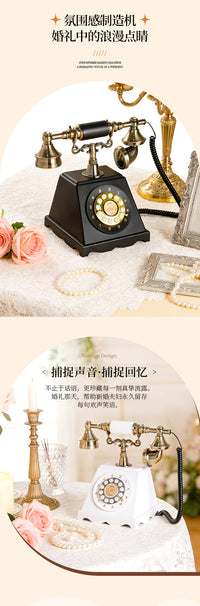 复古婚礼音频嘉宾留言簿祝福电话语音签到机