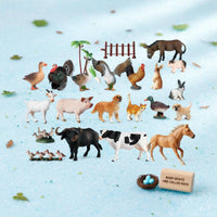 Realistic Bird Figurines Hand-Painted Bird Statue Set Easy to Clean for Gift
