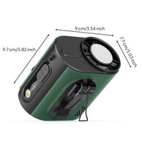 Waist Fan Hands-Unrestricted Belt Clip Fan Rechargeable for Outdoor, Travel