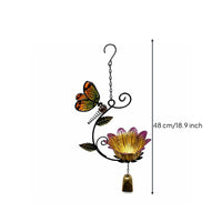 Bird Feeder with Dragonfly Iron-Style Garden Ornament Outdoor for Gardeners