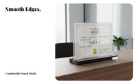 Clear Document Frame Thickened Material Acrylic Sign Holder Easy Insert Design