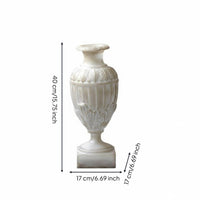 2 Pieces Imperfect Beauty Vase Artistic Design Imitation Jade Vase Vintage