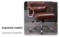 360° Swivel High-Back Executive Chair Wide Seat Office Furniture Adjustable Height Ergonomic Design for Executives, Students, Gamers, Study Room