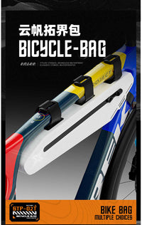 ENLEE Bike Front Frame Bag 1.5L TPU Storage Pouch for Road and Mountain Bikes