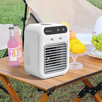Portable USB Misting Fan with Humidifier, 2 Speeds, for Desk Use