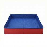 Foldable Cat Litter Basin Reusable Collapsible Foot Bath Flat-Bottom for Camping