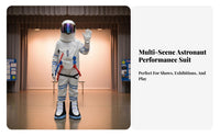 Astronaut Costume Performance Prop Full Body Astronaut Suit Eye-Catching Design