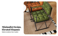 Wooden Hanging Chair Minimalist Design Home Furniture Designer-Inspired Thick Padding Seat for Cafe Owners, Living Room