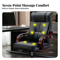 Highspine support managerial Chair Reclining Function Computer Seat Padded Armrests sturdyDuty Base for Students, Adults