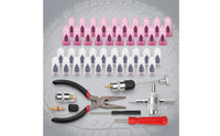 40 Pieces Tire Repairing Kit Compact Tire Plug Kit Easy to Use Vehicle Accessory