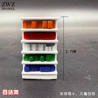 ZWZ 1:64 Hand-Painted Miniature Supermarket Scene Accessories