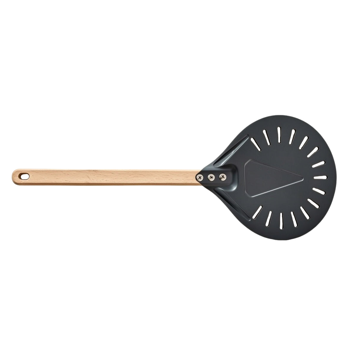 Metal Pizza Heat-Resistant Perforated Pizza Peel Non-Stick