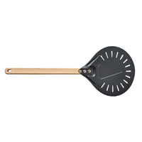 Metal Pizza Heat-Resistant Perforated Pizza Peel Non-Stick