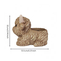 Resin Bovid Planter Textured Bovid Planter Non-Porous Surface for Courtyard
