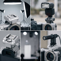 Single-Contact Hot Shoe Adapter with Locking Screw Solid Hot Shoe Adapter Manual Camera Accessory Standard for Photographers