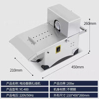 Commercial Multi-Functional Manual Sausage Tying Machine Stainless Steel Hand-Cranked Binding Machine for Cured Sausage and Red Sausage, US Standard