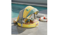 Infant Buoy Float with Sun Cover Portable Travel Design for Swimming, Toddlers