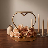 Cake Stand with Wire Frame Elegant Tableware Luxurious for Receptions, Brides