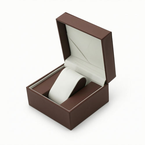 Single Watch Box Leatherette Watch Box with Cushion Soft-Lined for Gift Givers