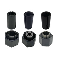 6 Pieces Collet Nut Set High Hardness Clamping Hardware Heat-Treated Machine Tool Part